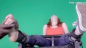 Girl tickle by a black male
