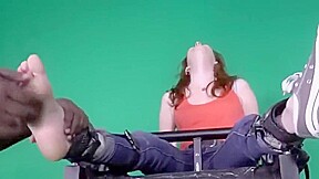 Girl tickle by a black male