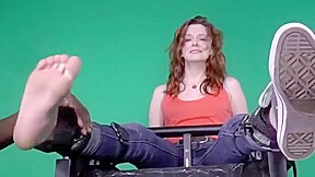 Girl tickle by a black male