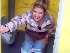 Girl was pranked by her friends pissing