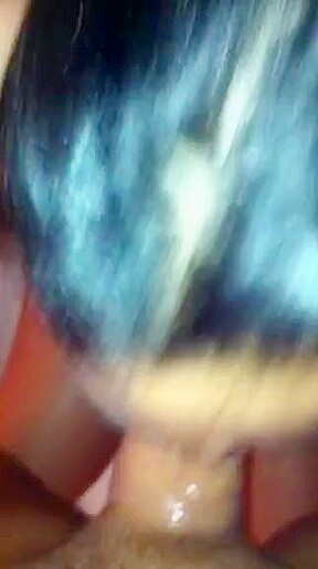 Girlfriend gagging in the shower