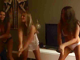 Girls dancing in underwear (no nude)