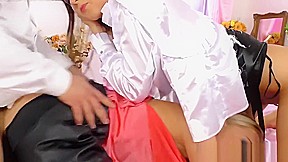 Glam clothed ho jizzed