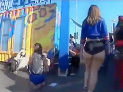Going after her magnetic pair of buttocks