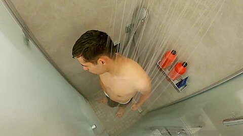 Gopro Films Boy While He Showers