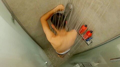 Gopro Films Boy While He Showers