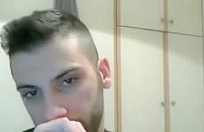 Gorgeous boy cums on cam huge load very nice big cock