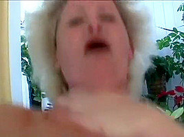 Grandma gets big dick in her pussy