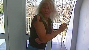 Granny caught smoking