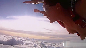 Group of cutie badass babes boar hunting and sky diving