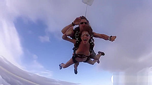 Group of cutie badass babes boar hunting and sky diving