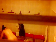 Gym locker room