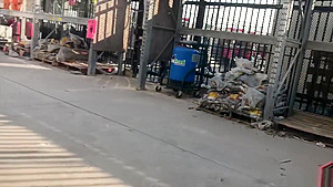 HER BUBBLE BUTT TURNS HEADS AT HOME DEPOT