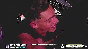 HETEROFLEXIBLE - While Benvi Is Stuck In A Vent, Blake Wilder Sees An Opportunity To Fuck His Ass