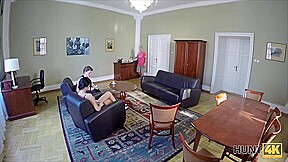 HUNT4K Smoking hot gf ready to have sex for money