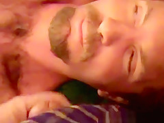Hairy straight redneck gets facial treatment