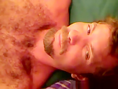 Hairy straight redneck gets facial treatment