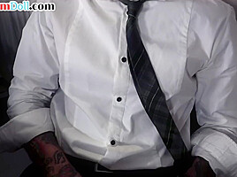 Hairypussy Femdom Busty Milf Office Tormenting Her Bf