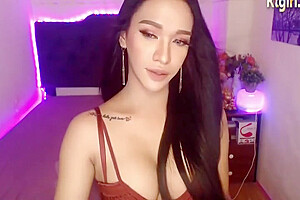 Half Filipina Half Aussie Trans Beauty In Lingerie Webcams Solo