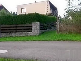 Half Naked Brunette Pissing Behind A Building