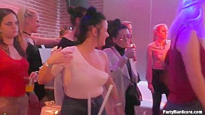 Handsome man is working as a dancer in the night club and often having sex with chicks