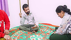 Hardcore Threesome Story Of A Couple & Elder Stepbrother