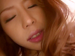 Haruka Sanada, naughty Asian milf sucks cock in the toilet