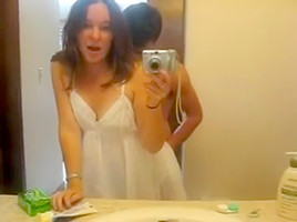 Hawt As Hell Wife in Washroom