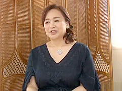 Hayama Nobuko endures cock deep in her mature cunt