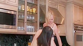 Hayley Rivers In Mature Lesbians In The Kitchen