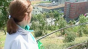 He brings busty old granny home to fuck