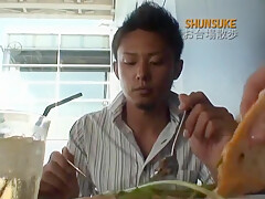 Hod Young Asian Boyfriend Rides A Big Cock In Cowboy