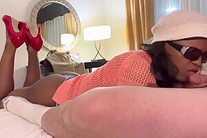 Holly Ts Giving Best Blowjob