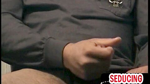 Homemade mature gaydaddy sucks and wanks stud str8 cock