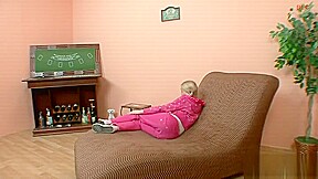 Honey teen 18+ tart is making him cum