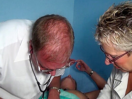 Horny Gynecologist Bangs Me And My Stepsister