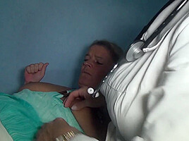 Horny Gynecologist Bangs Me And My Stepsister