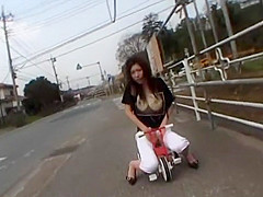 Horny Japanese girl Riko Tachibana in Amazing Public, Solo Female JAV clip