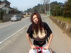 Horny Japanese girl Riko Tachibana in Amazing Public, Solo Female JAV clip