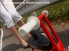 Horny Japanese girl Riko Tachibana in Amazing Public, Solo Female JAV clip