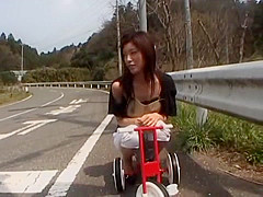 Horny Japanese girl Riko Tachibana in Amazing Public, Solo Female JAV clip