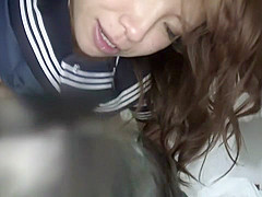Horny Japanese girl in Amazing Hardcore, Blowjob JAV clip