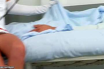 Horny Nurse Shalina Divine Rides Her Patients Cock