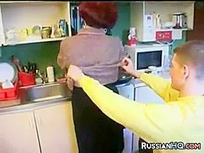 Horny Russian Granny