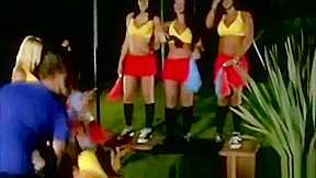 Horny Shemale Crew Using One Guy