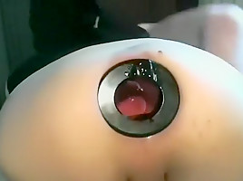 Horny amateur shemale video with Solo, Dildos/Toys scenes