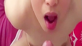 Horny asian milf sucks and fucks