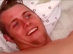 Horny hunk getting cock shaved and ass stuffed
