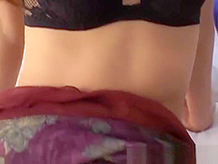 Horny japanese mature babes sucking part4
