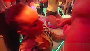 Horny kittens get absolutely delirious and undressed at hardcore party